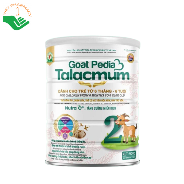 Sữa Talacmum Pedia Goat - Dành cho trẻ từ 6 tháng - 6 tuổi